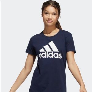 ADIDAS Junior Blue T-shirt. Size large